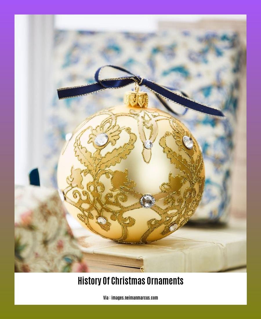 history of Christmas ornaments 2