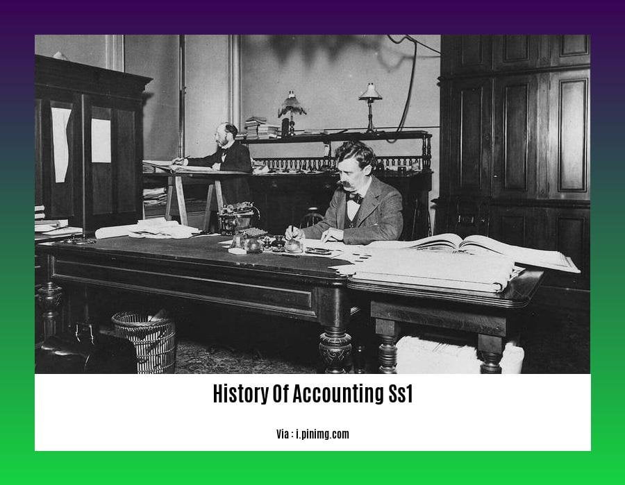 [History Of Accounting SS1]: A Journey Through The Evolution Of ...