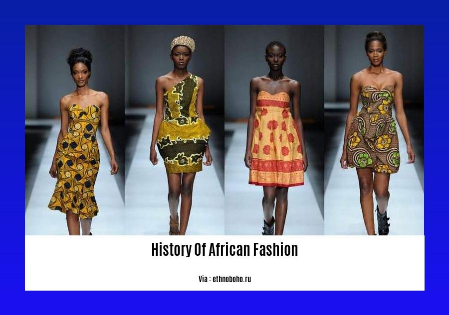 history of african fashion