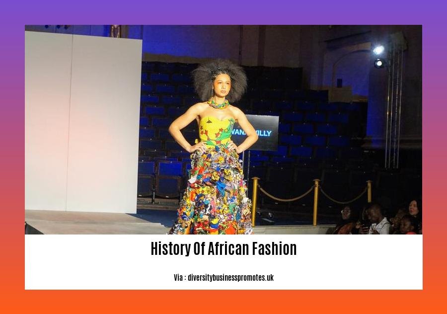 history of african fashion
