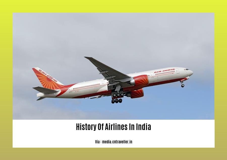 history of airlines in india