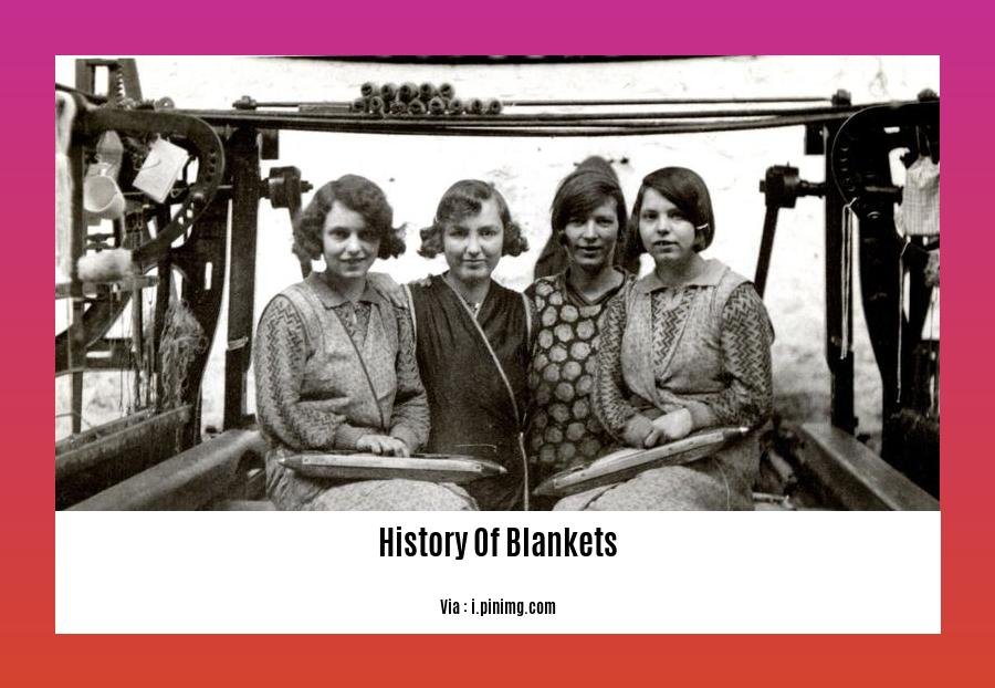 history of blankets