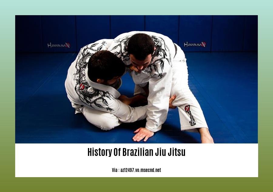 history of brazilian jiu jitsu