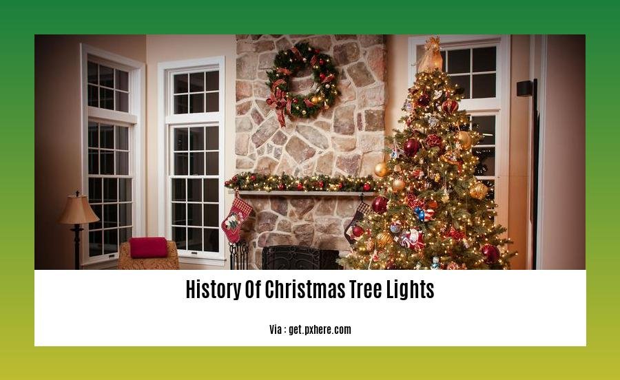 history of christmas tree lights 2