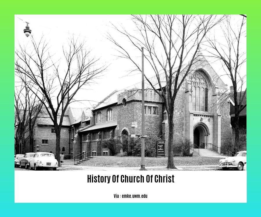 history of church of christ