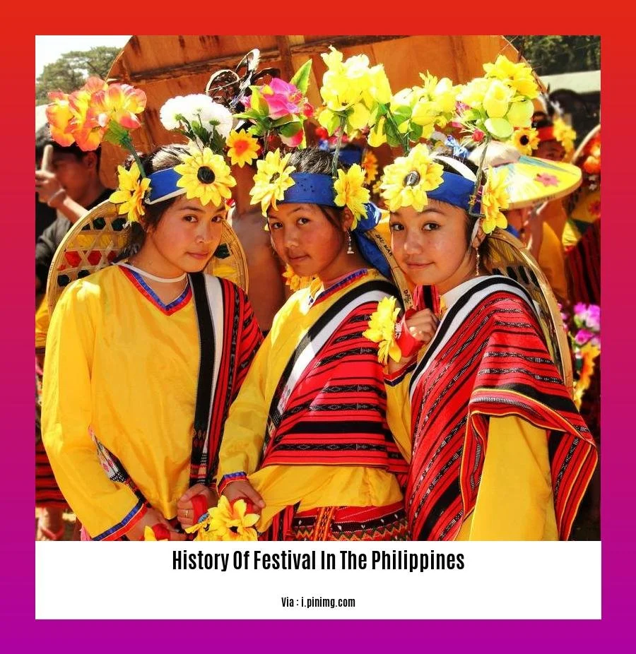 history of festival in the philippines