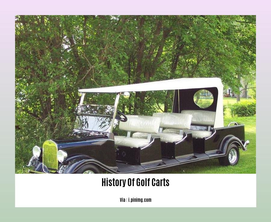 history of golf carts