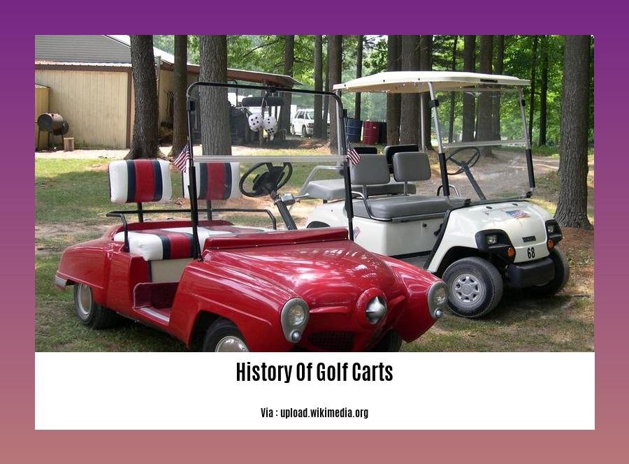 history of golf carts