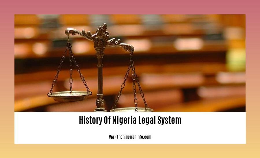  Tracing the Foundation A Journey Through Nigeria's Legal System