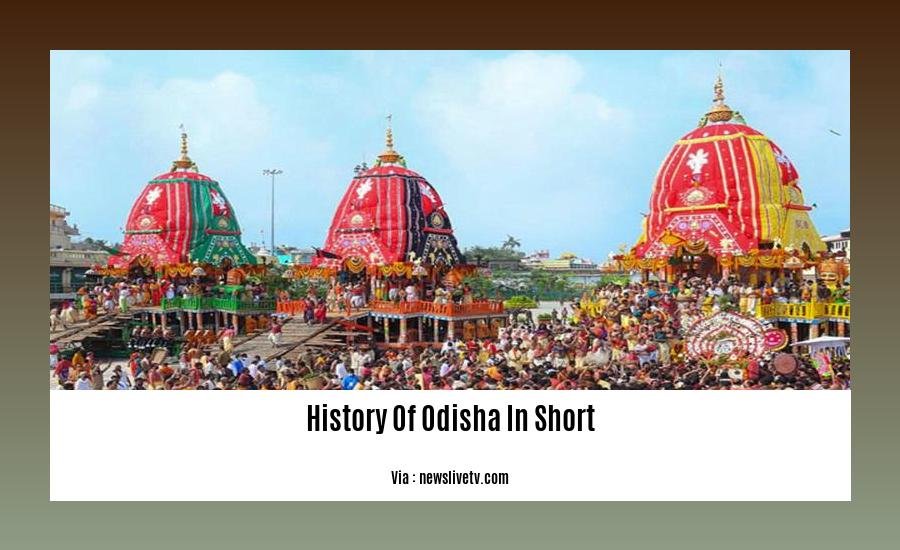 history of odisha in short