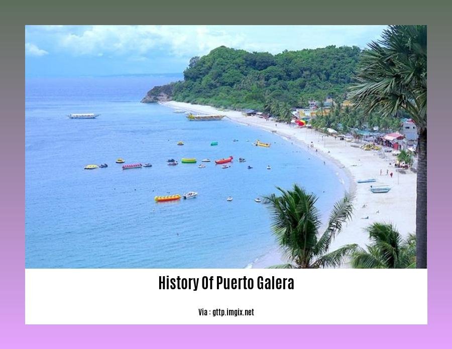 history of puerto galera
