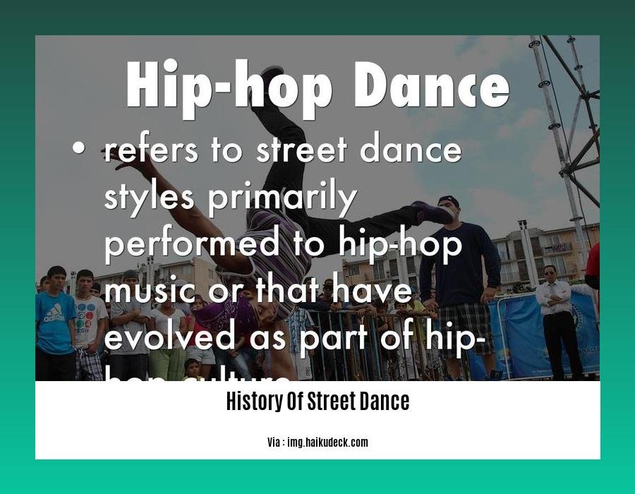 history of street dance