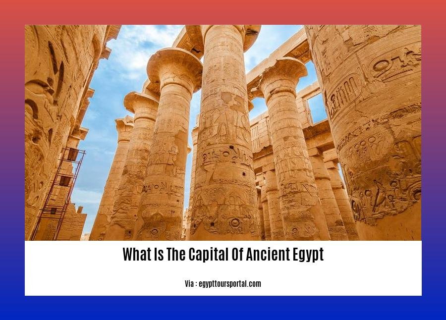 what is the capital of ancient egypt