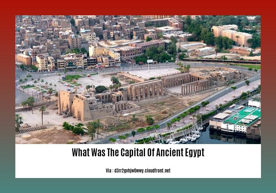 what was the capital of ancient egypt