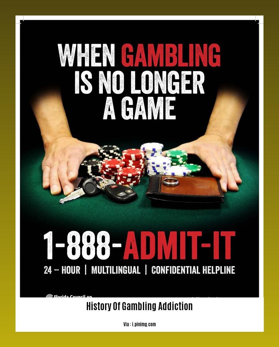 History Of Gambling Addiction