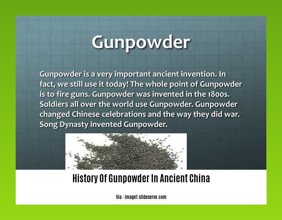 History Of Gunpowder In Ancient China 2