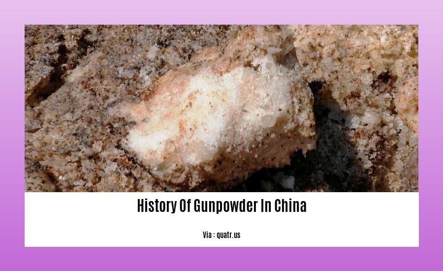 History Of Gunpowder In China 2