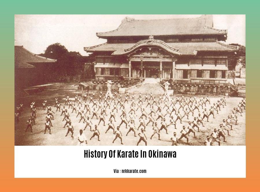 History Of Karate In Okinawa