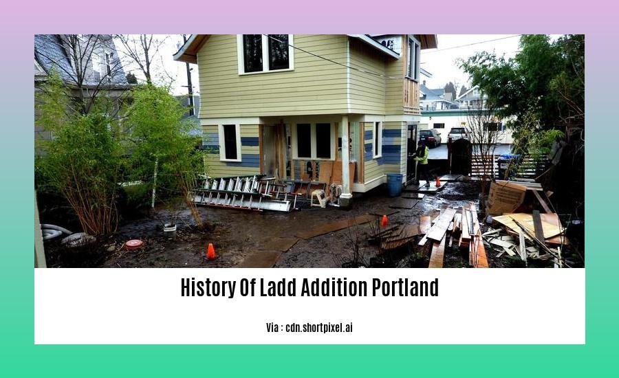 History Of Ladd Addition Portland