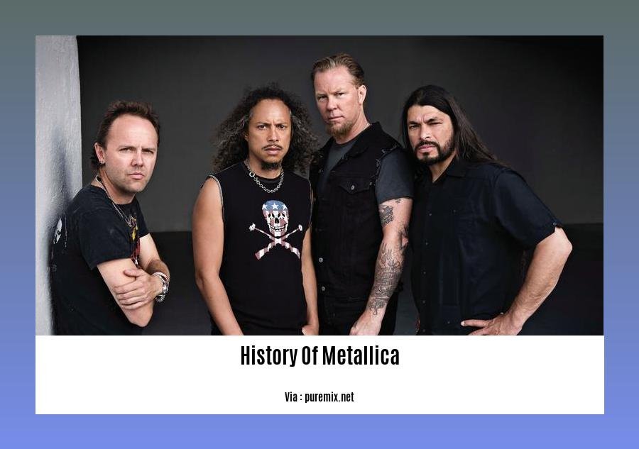 History Of Metallica