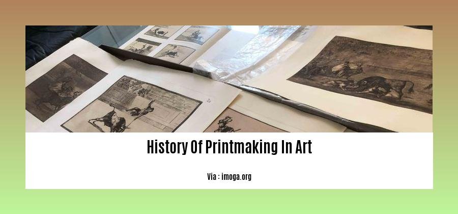 History Of Printmaking In Art 2