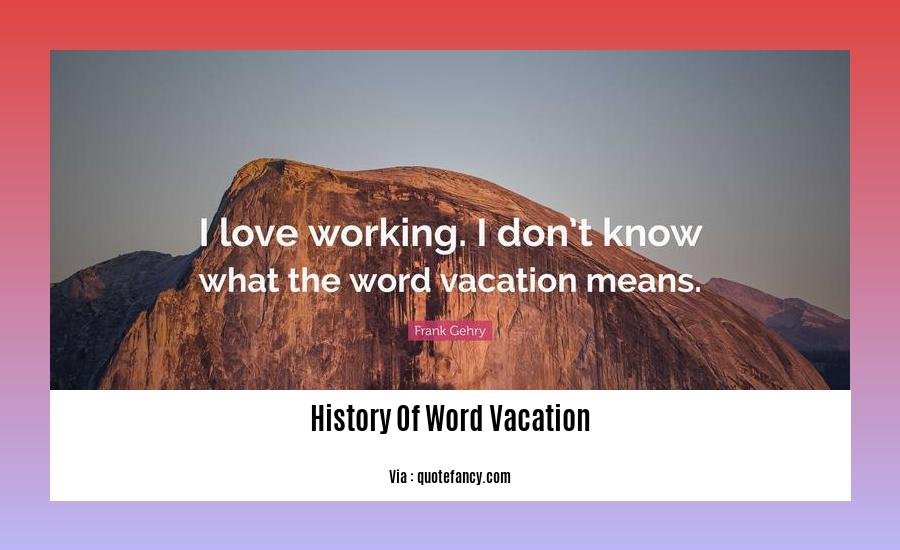 History Of Word Vacation 2