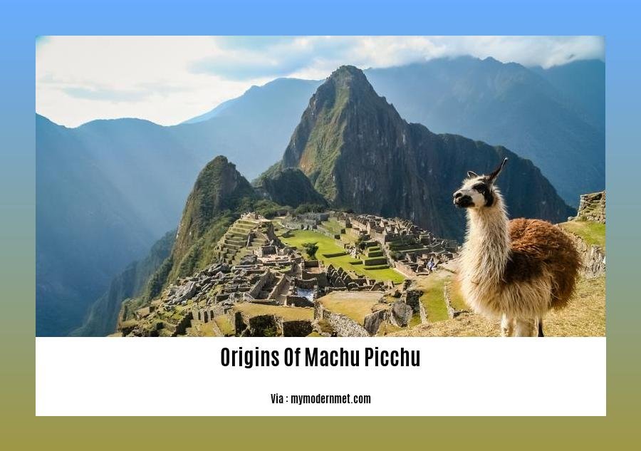 Origins Of Machu Picchu
