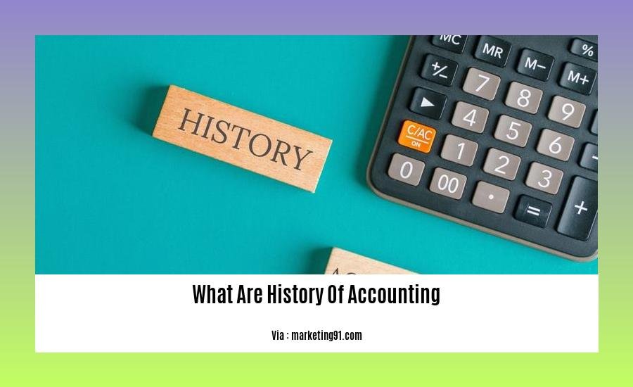 What Are History Of Accounting
