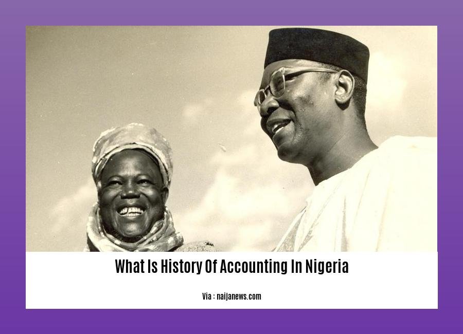 What Is History Of Accounting In Nigeria