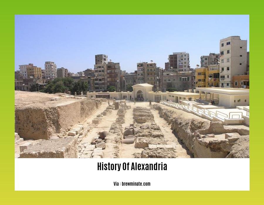 history of alexandria