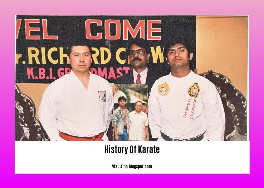 history of karate