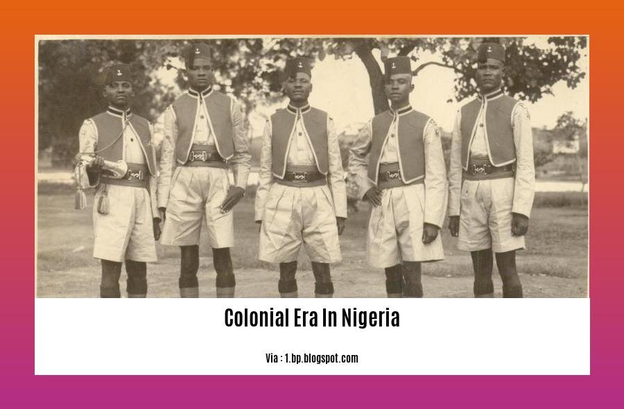 Colonial era in Nigeria