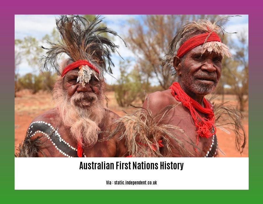 australian first nations history