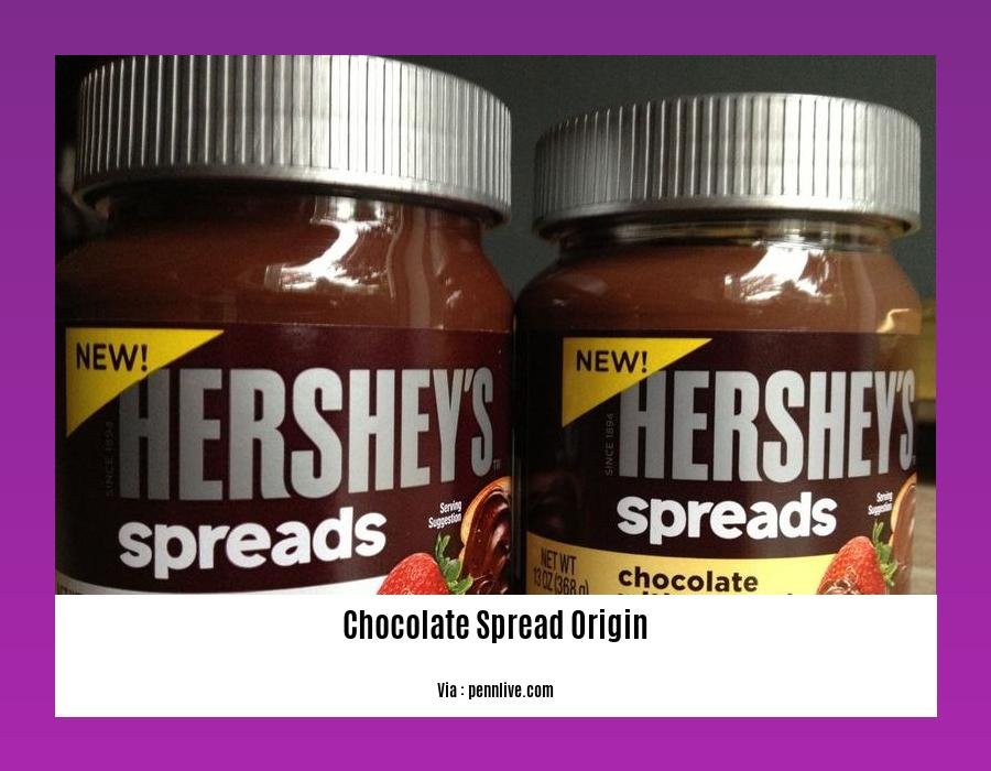 chocolate spread origin