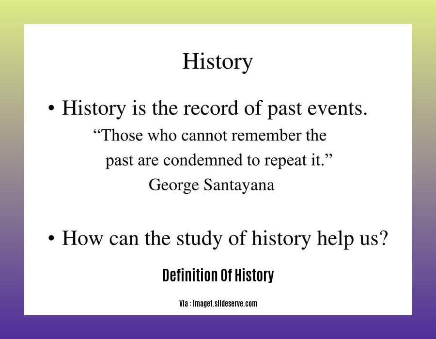 A Historian's Perspective: Unveiling the Definition of History