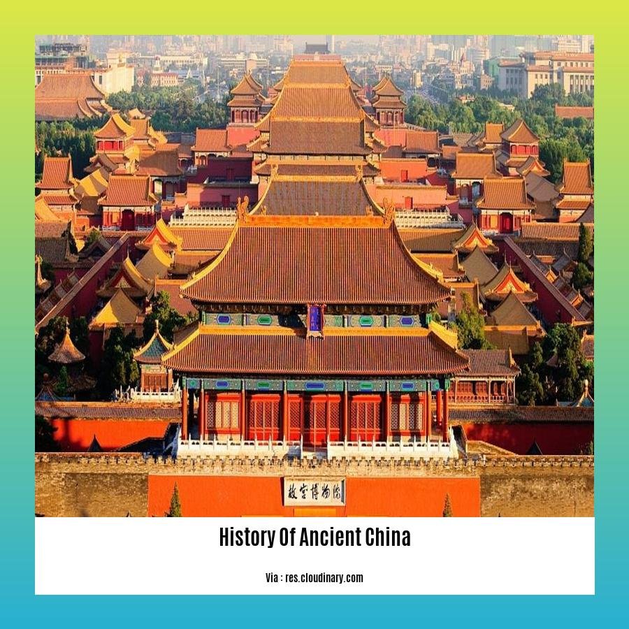history of ancient china