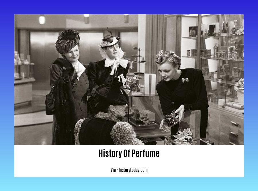 history of perfume