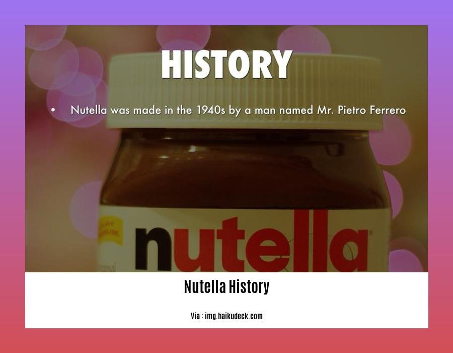 nutella history