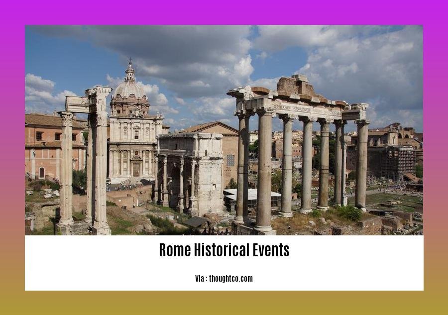 rome historical events