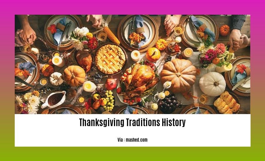 thanksgiving traditions history 2