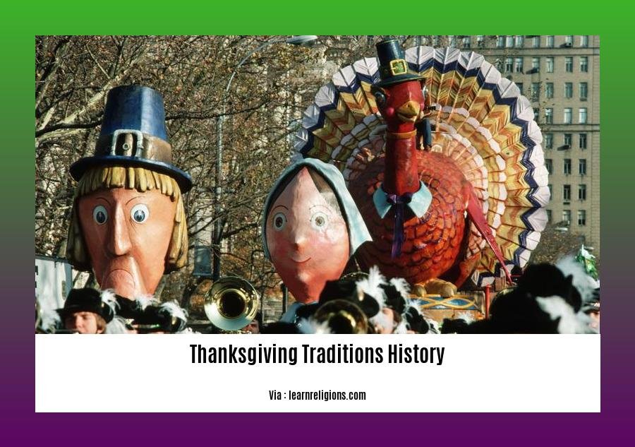 thanksgiving traditions history