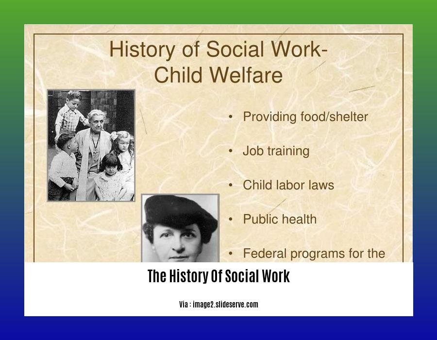 the history of social work 2