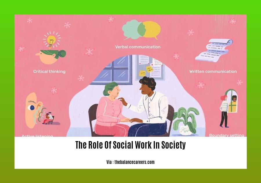 the role of social work in society