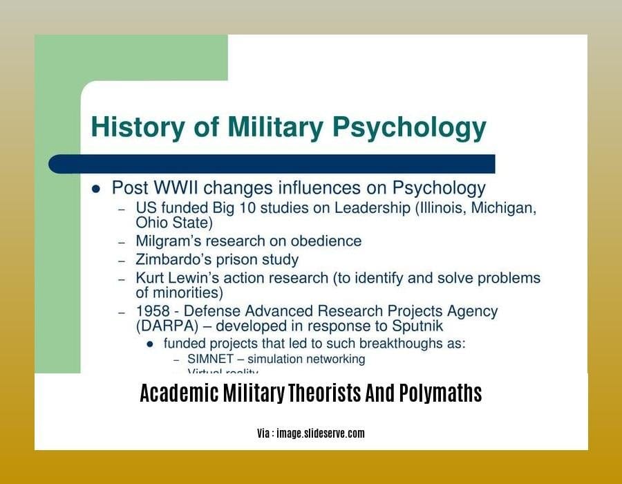 The Profound Legacy of Academic Military Theorists and Polymaths ...