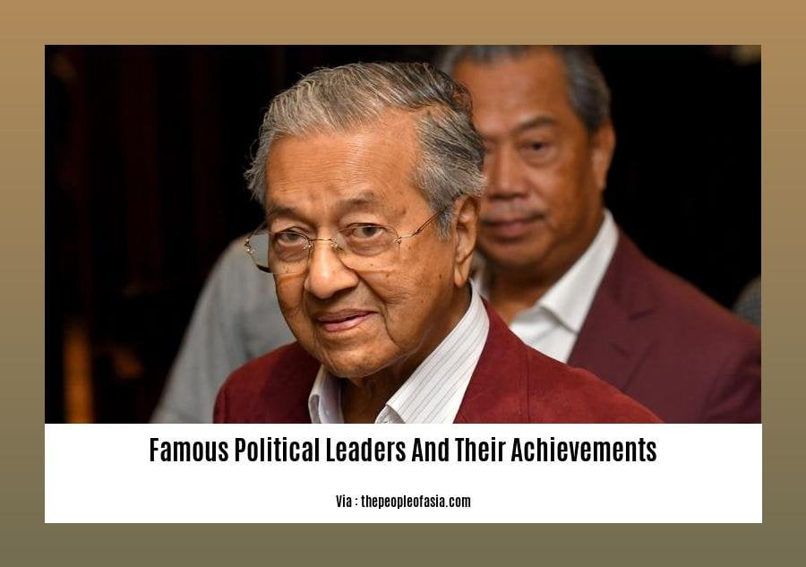 Famous Political Leaders and Their Enduring Achievements