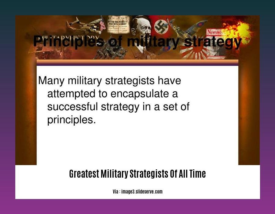 The Greatest Military Strategists of All Time A Historical Analysis