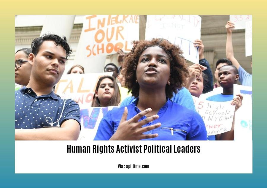 human rights activist political leaders