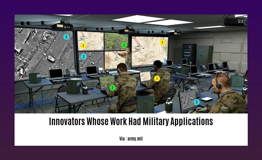 innovators whose work had military applications