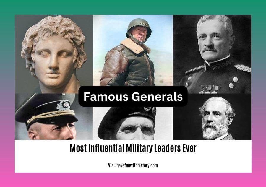 10 Most Influential Military Leaders Ever