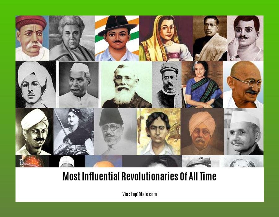 most influential revolutionaries of all time 2
